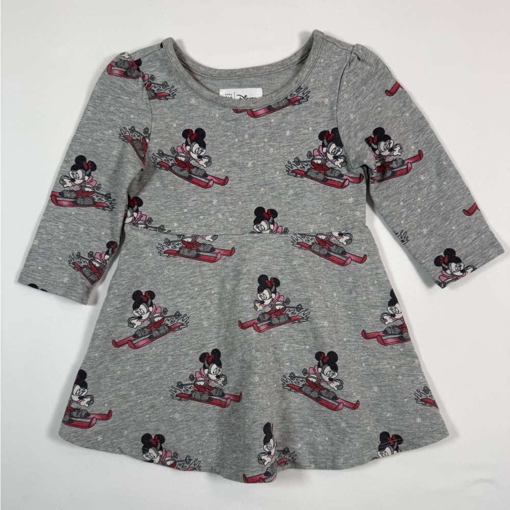 GAP x DISNEY Minnie Mouse Ski Dress Long Sleeve Toddler 18-24 Months Winter‎